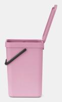Brabantia Sort & Go afvalemmer 12 liter Lilac Pink - thumbnail