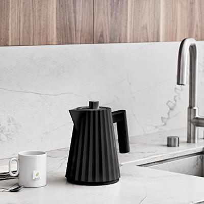 Alessi Plissé Waterkoker 1 l zwart