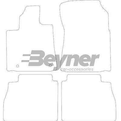 Velours Automatten passend voor Toyota Tundra 2010- 4-delig HL1846404
