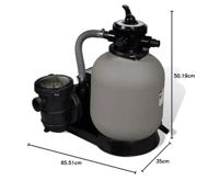 Zandfilterpomp 600 W 17000 L/u - thumbnail