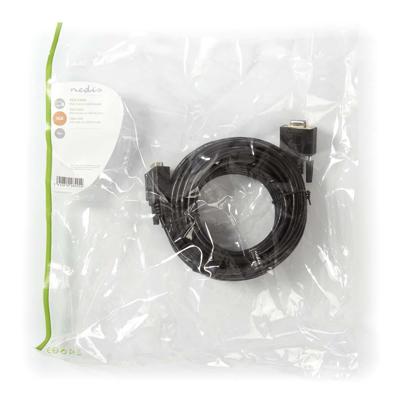 VGA-kabel | VGA male - VGA female | 10 m | Zwart