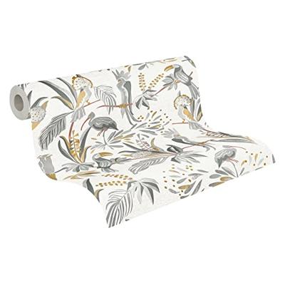 Livingwalls House of Turnowsky - Grijs - Jungle Behang - 388984