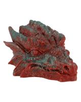 Kristallen Draken Schedel Obsidiaan Orgoniet - 10 cm - thumbnail