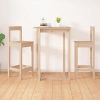 Barstoelen 2 st 40x41,5x112 cm massief grenenhout - thumbnail
