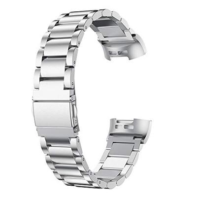 Fitbit Charge 3 & 4 metalen bandje - Zilver - thumbnail