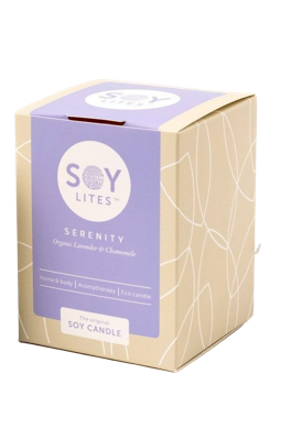 Soylites Soycandle Serenity - Organic Lavender & Chamomile