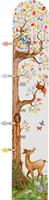 Goki houten meetlat boom met bosdieren - thumbnail