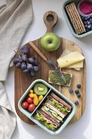 Curver smart to go eco duo lunchbox rechthoekig 0,6 liter + 0,3 liter - thumbnail