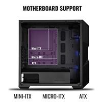 MasterBox TD500 Mesh - Midtowerbehuizing - E-ATX - 3x ARGB fan - ARGB controller - geen voeding (ATX) - zwart - thumbnail
