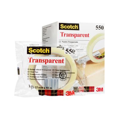Scotch transparante tape 550 ft 15 mm x 66 m