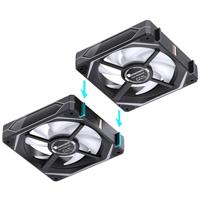 Jonsbo ZL-120BR PWM ARGB 3-Pack Reverse Blade Black - thumbnail