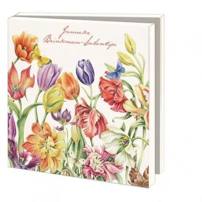 Kaartenmapje Tulpen, Janneke Brinkman 10 Stuks met Enveloppen Kaartenmapje Tulpen, Janneke Brinkman 10 Stuks met Enveloppen