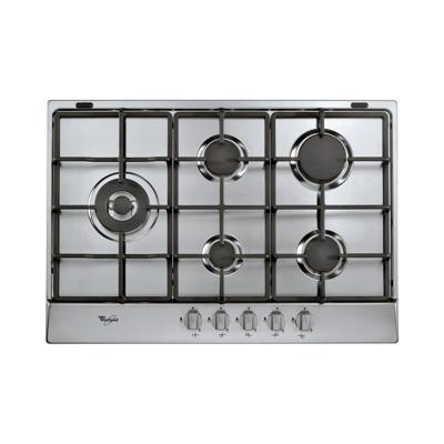 Whirlpool AKR3291IX Roestvrijstaal Ingebouwd Gaskookplaat 5 zone(s)