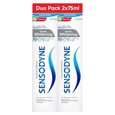 Sensodyne Gentle Whitening Tandpasta Duo Pack 2 x 75 ML bij Jumbo