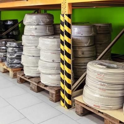 Beschermingsprofiel Durable C35 hoek 1m geel zwart | 5 stuks