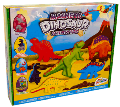 Grafix magnetische dino activity box