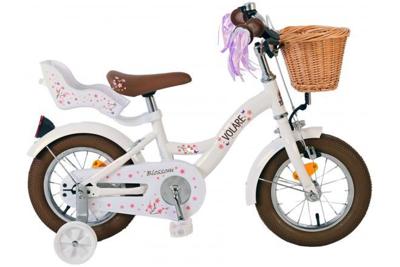 Volare blossom kinderfiets - meisjes - 12 inch - wit Volare blossom kinderfiets - meisjes - 12 inch - wit