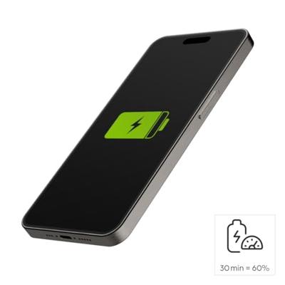 Hama Snellader 1x USB-C PD 1x USB-A QC 45W Wit