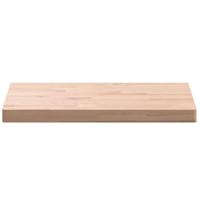 Wastafelblad 60x40x4 cm massief beukenhout - thumbnail