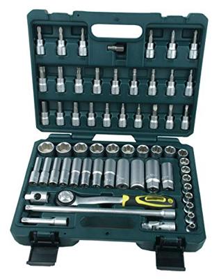 Brüder Mannesmann M 2045-SL Dopsleutelset Metrisch 3/8 (10 mm) 61-delig Brüder Mannesmann M 2045-SL Dopsleutelset Metrisch 3/8 (10 mm) 61-delig