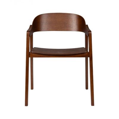 Dutchbone Eetkamerstoel 'Westlake' Eikenhout, kleur Walnoot