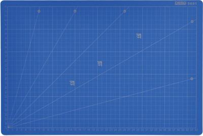 Desq Professionele snijmat, 5-laags, blauw, ft 30 x 45 cm