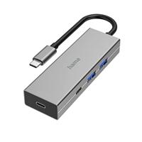 Hama USB-C hub, 4 poorten, 2 USB-A, 2 USB-C, USB 3.2 Gen1, 5 Gbit/s - thumbnail