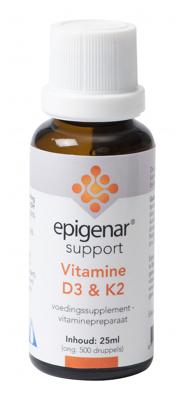 Epigenar Support Vitamine D3 en K2 Druppels 25ml