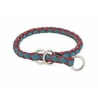 TRIXIE HALSBAND HOND CAVO HALFSLIP SANGRIA / PETROL 30-36X1,2 CM - thumbnail