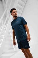 Malelions Padel Hexagon T-Shirt Heren Donkerblauw - Maat S - Kleur: Donkerblauw | Soccerfanshop - thumbnail