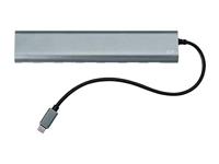 Monoprice 7-poorts USB-C-hub - aluminium, supersnelheidsoverdrachtssnelheden, compatibel met Apple MacBook, Google Chromebook en meer - thumbnail