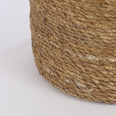 Mand Mica Decorations Atlantic Bruin vlechtwerk (20 x 20 cm)