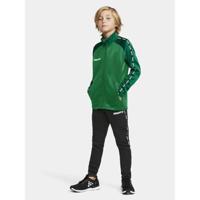 Craft 1912730 Squad 2.0 Full Zip Jr - Team Green/Ivy - 122/128 - thumbnail
