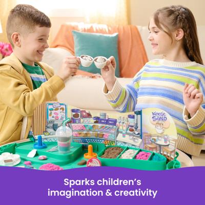 Kinetic Sand in een cafékoffer