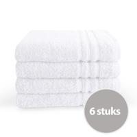 Byrklund Handdoek 50x100 cm 500gram Wit - 6 stuks - thumbnail