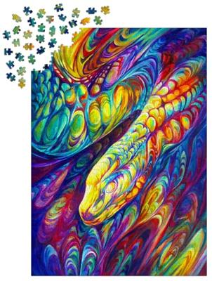 Rainbow Snake Puzzel 1000 Stukjes Rainbow Snake Puzzel 1000 Stukjes