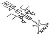 Yeti Rear Cage Components (AX31102) - thumbnail