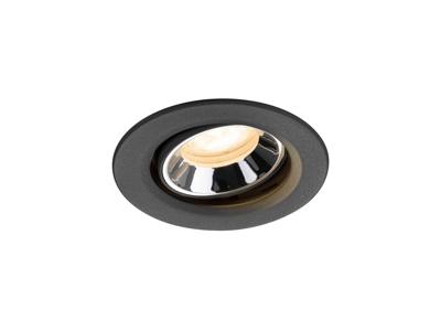 SLV InbouwspotNuminos Move XS zwart/chroom 2700K - 55gr - 1009333