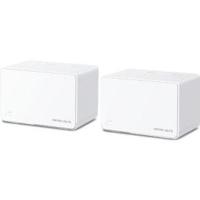 Mercusys Halo H3000X (2-pack) draadloze router 6 mesh, AX3000, dual-band, bereik tot 420 m², 3 x Gigabit poort per schijf, netwerkbeheer, eenvoudige installatie met app, WPA3 - thumbnail