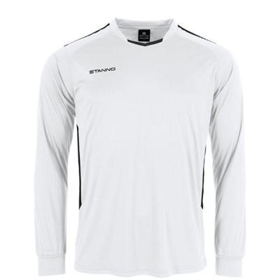 Stanno 411004 First Long Sleeve Shirt - White-Black - S