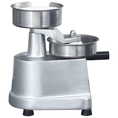 VidaXL Hamburgerpersmachine met 500 scheidingsbladen 10 cm aluminium