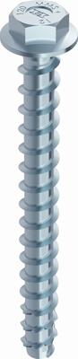 HECO MULTI-MONTI PLUS SS schroefanker - zeskantkop met ring - 7,5x40mm - staal - 100 stuks