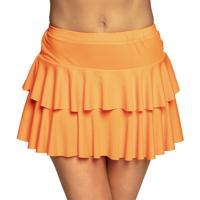 Minirokje Ruffles Oranje - thumbnail