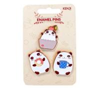 Kenji Driedelige set pins - Party Panda - thumbnail