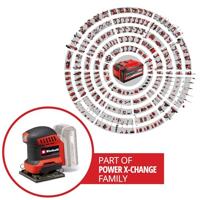Einhell Power X-Change TE-OS 18/113 Li - Solo 4460731 Accu-deltaschuurmachine Zonder accu, Zonder lader, Incl. accessoires 18 V Aantal meegeleverde accus: 0 - thumbnail