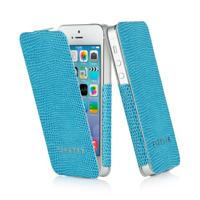 Pipetto Skinny klaphoes voor iPhone 5/5S, lederlook - thumbnail