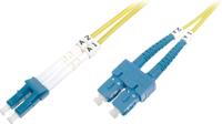 Digitus DK-292SCA3LC-01 Glasvezel Optische vezel Aansluitkabel 1.00 m Geel [1x SC/APC 8°-stekker - 1x LC-stekker] 9/125 µ Singlemode OS2 - thumbnail