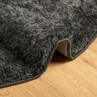 Vloerkleed hoogpolig glanzend 120 cm beige - thumbnail