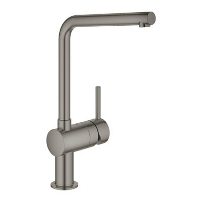 Keukenmengkraan GROHE Minta L-Uitloop Hard Graphite Geborsteld