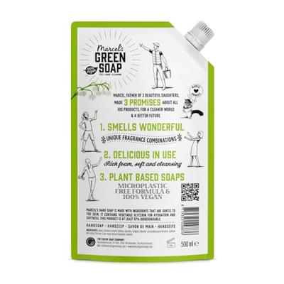Marcel's Green Soap Handzeep tonka & muguet navul 500 Milliliter